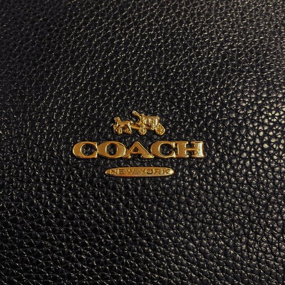 Coach 34312 Scout Pebbled Leather Black Satchel Bag - Picture 5 of 7